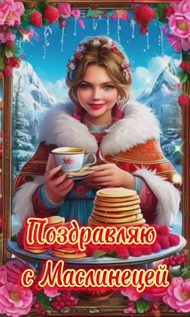 Поздравляю с Маслиницей! 🥞🍯