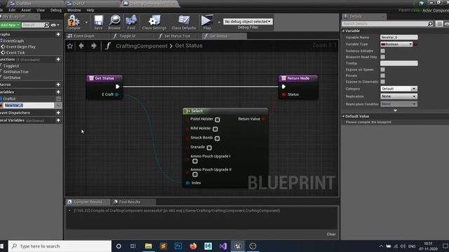 Unreal Engine 4 - Crafting System Part 3 - Hover slots