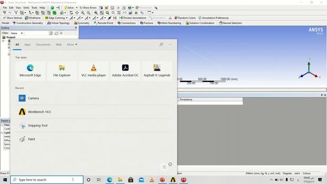 How to calculate reaction forces and BMD using Ansys