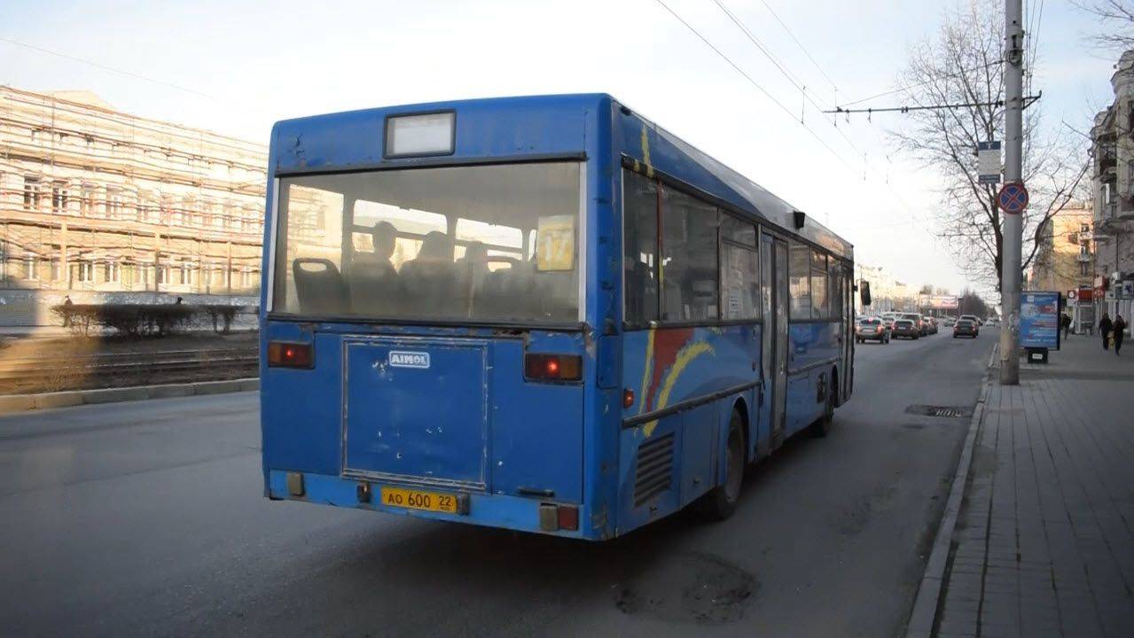 Автобус Mercedes-Benz O405 (АО 600 22). Покатушки по Барнаулу.