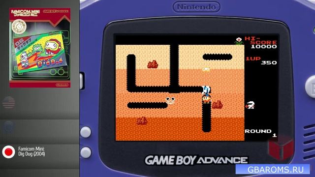 GBA - Famicom Mini: Dig Dug