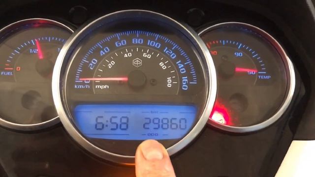 Tutorial: come spegnere spia tagliando e impostazione ora su Piaggio MP3 Yourban