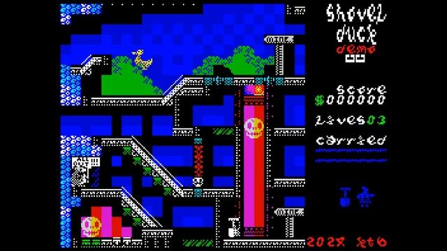 SHOVEL DUCK II - DIG DUCK! (2024) Preview, ZX Spectrum