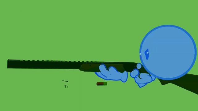 he was walking around with a loaded shotgun (blender animation)