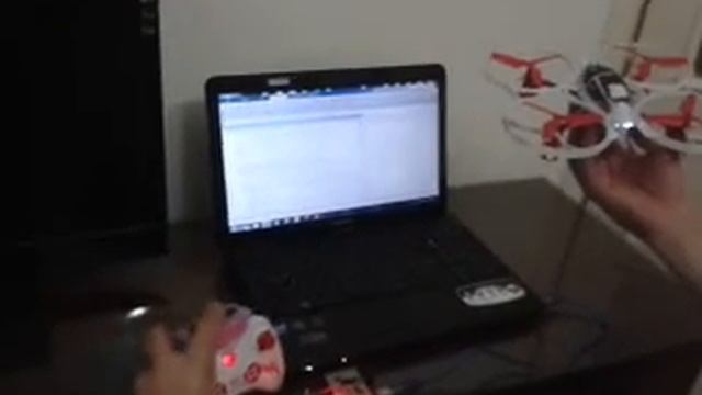 Hybrid Controlled Quadrotor (manual/computer)