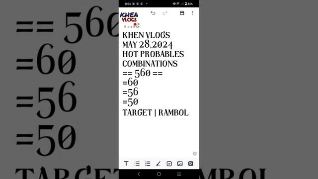 SPECIAL COMBIS || 2PM-5PM DRAW MAY 28,2024 || KHEN VLOGS