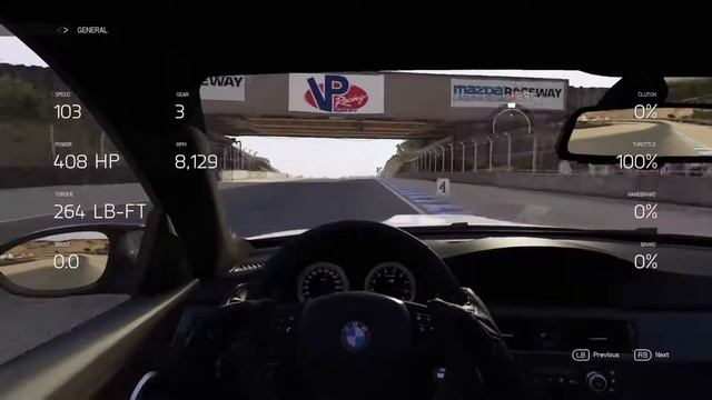 Forza 6 - BMW E92 M3 @ Lagnua Seca 1.39 (Potato V8)