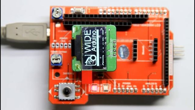 Arduino in I2C Oled Display