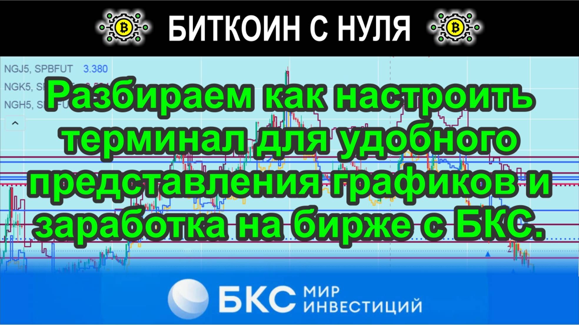 Разбираем как настроить терминал для удобного представления графиков и заработка на бирже с БКС.