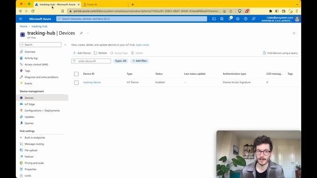 Connect Coiote IoT DM to Azure IoT Hub and visualize data on Power Bi