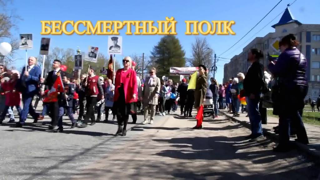 Бессмертный полк 9 мая 2018 г  Николай Богомолов