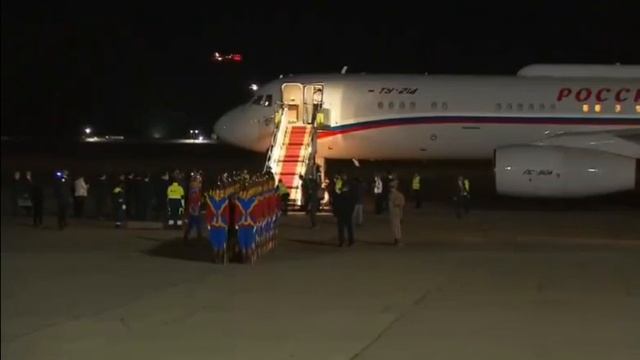 Президентский самолет! Встреча!