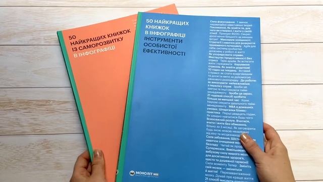 Комплект із двох збірників в інфографіці (українською мовою) - Моноліт-Bizz