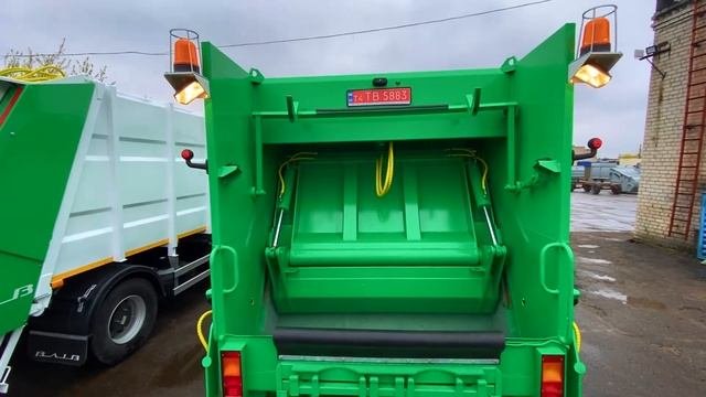 Сміттєвоз заднього завантаження ВЛИВ МІНІ