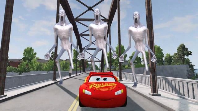 Epic Escape From The Shy Guy (SCP 096) | Cars Ride Chase | BeamNG.Drive SCP Drive N100