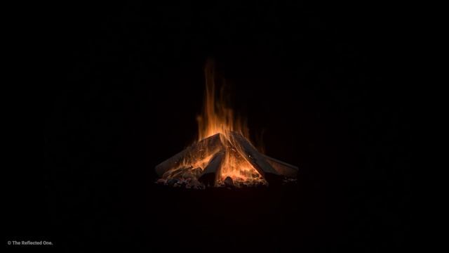 Campfire Footage | Logs on Fire with sound | Phoenix FD | Vray 5 | Relax and chill
