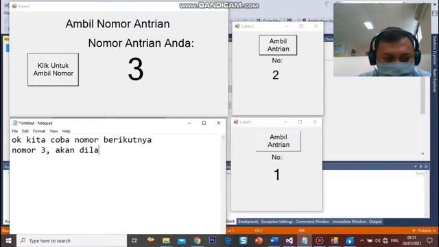 Visual Studio VB.Net Tutorial - Queuing Program (Program Antrian) Part I