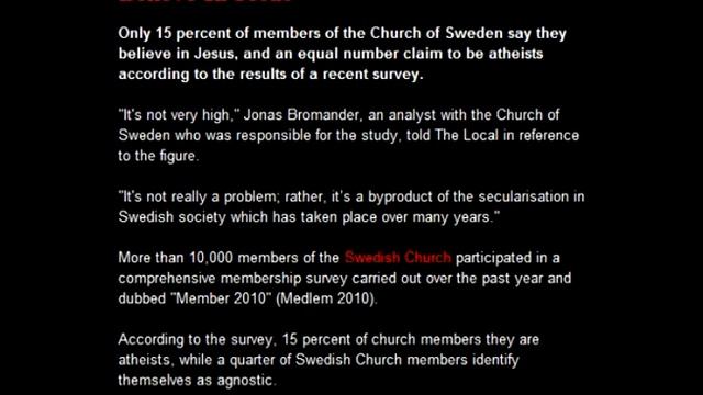 JMC LIVE 6-18-11 College Makes Student Pay To Witness/Sweden Church Members Don't Believe In Jesus