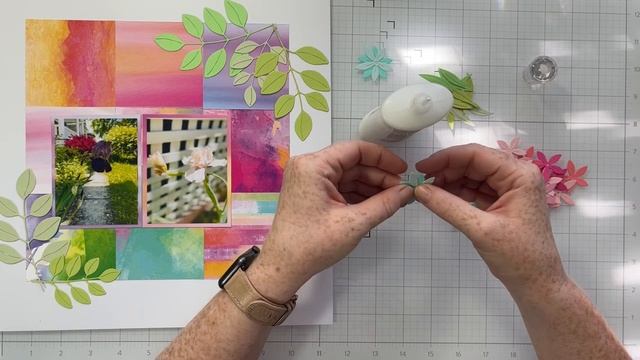 12X12 Scrapbook Layout Tips | Using Die Cuts To Create Unique Embellishment Clusters