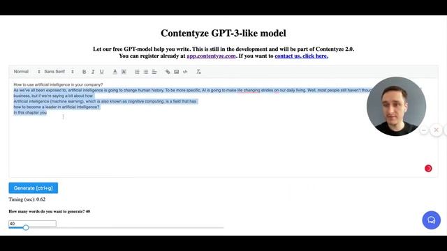 Free GPT-3 like model