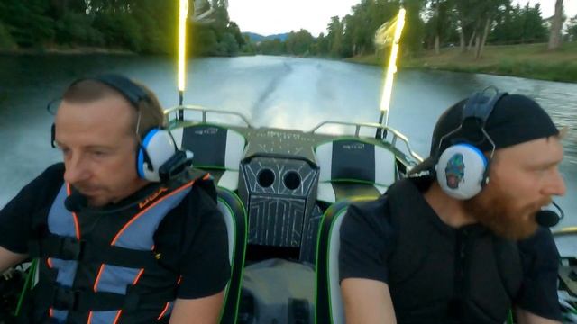 Supercharged mini jet boat