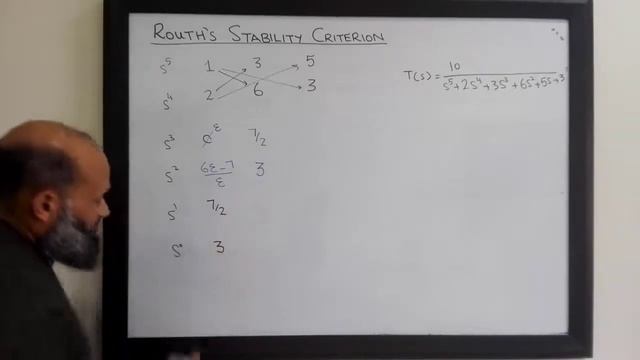 LCS 27 - Routh Hurwitz stability criterion