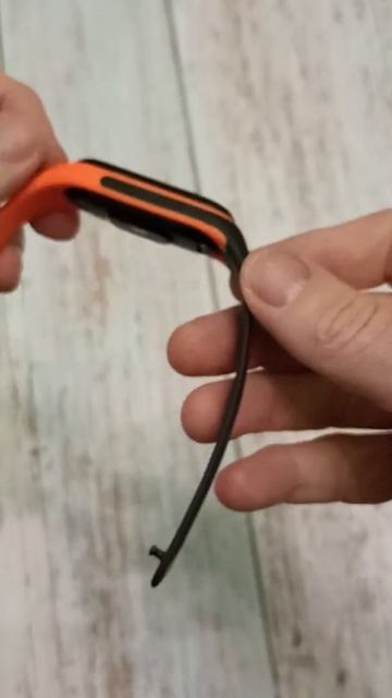 Силиконовый двухцветный браслет для Mi band 4 с сайта Алиэкспресс