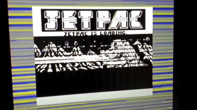 Jet Pack Loading Screen - ZX Spectrum 48k