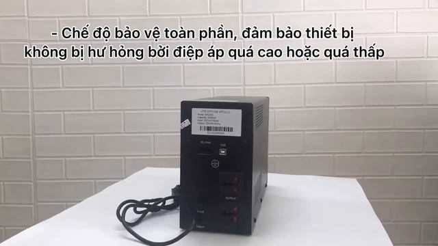 Bộ lưu điện Offline APOLLO AP2200 2000VA 1200W chuyên dùng cho PC, Camera, Máy chấm công