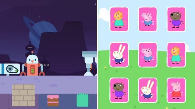 Sago Mini Space Blocks vs Peppa Pig Polly Parrot App