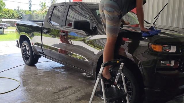 Weekend car wash | Detailing my personal Silverado | Cherry Auto Detail Guam