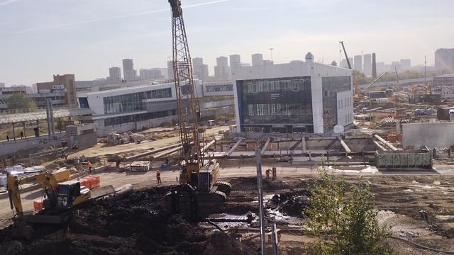 ЗИЛ Бирюлёвской линии сооружение стены в грунте 26.09.2024