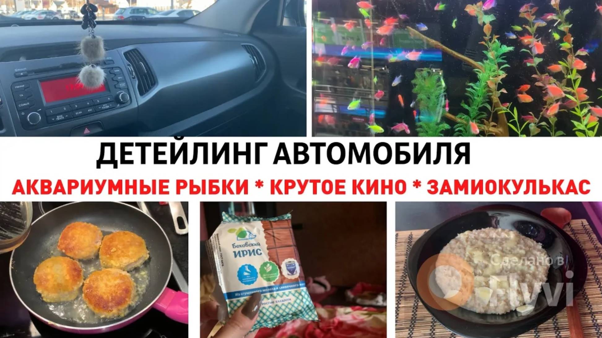 НАСЫЩЕННЫЙ ВЛОГ ✅ КРУТОЕ КИНО 🎥 ВРЕДНАЯ ЕДА ❌ НЕ РАСТЕТ ЗАМИОКУЛЬКАС 😬 АКВАРИУМНЫЕ РЫБКИ 🐠🐟