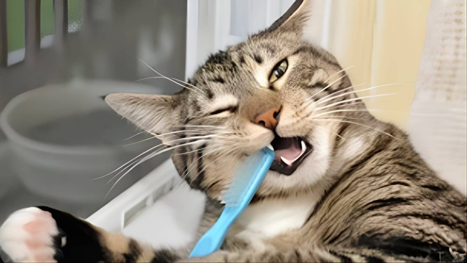 Кошки против зубных щеток (Cats vs Toothbrushes)