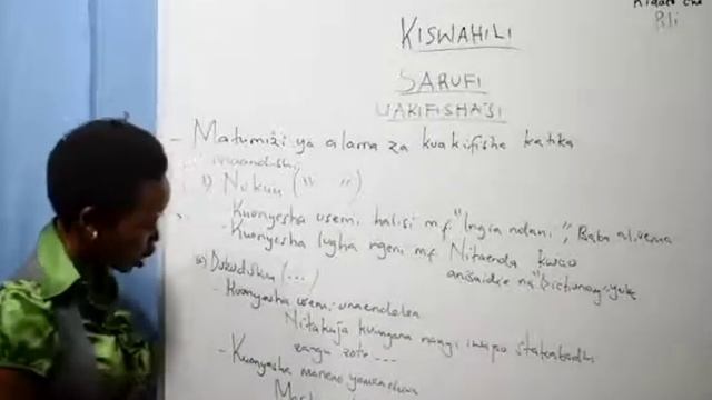 Form 2  -  Kiswahili (Uakifishaji )