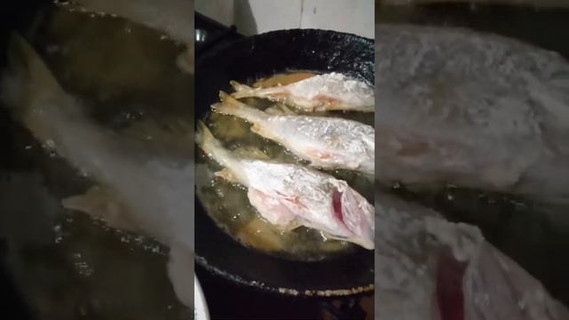 Жареный окунь