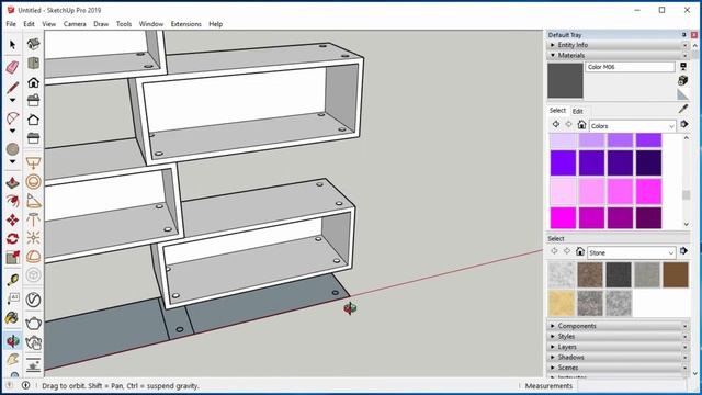 TUTORIAL SKETCHUP FURNITURE - RAK SERBAGUNA