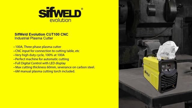 sifWELD Evolution: Plasma Cutter Range