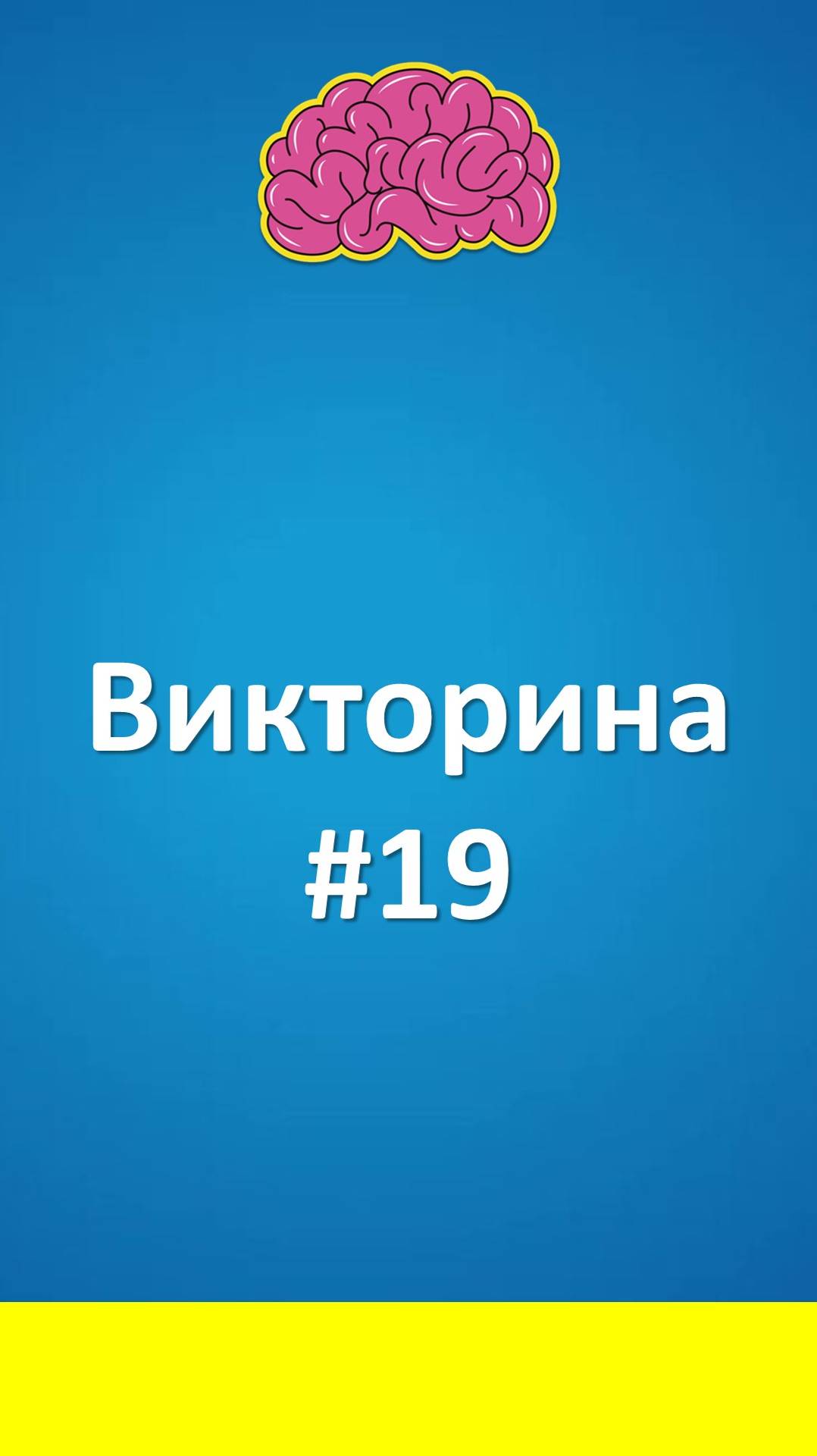 Викторина #19