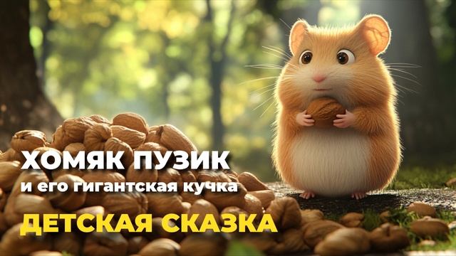Детская сказка "Хомяк Пузик и его гигантская кучка"