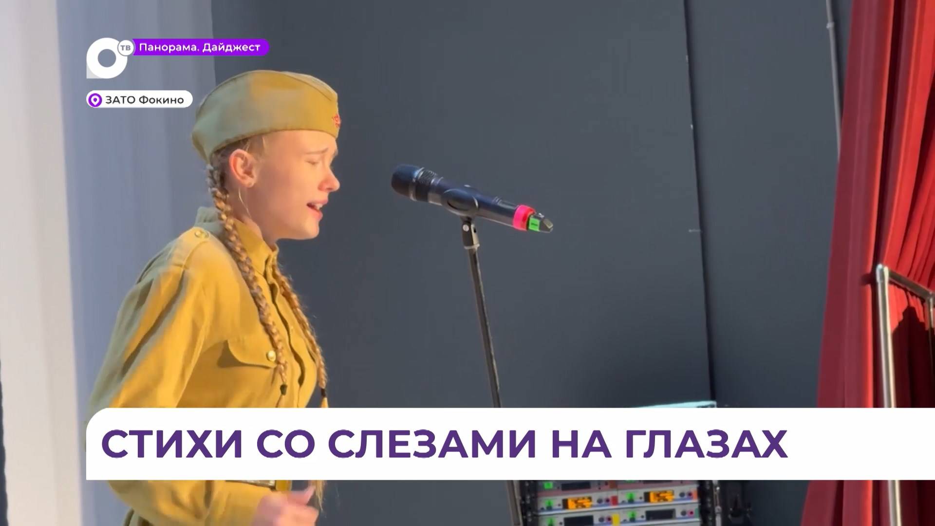 В Фокино завершился городской конкурс чтецов ко Дню Победы