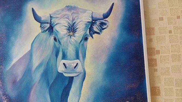 Картина "Телец". #ваджрабхайрава #Нанди #Телец #живопись #художник #artist #art #картина