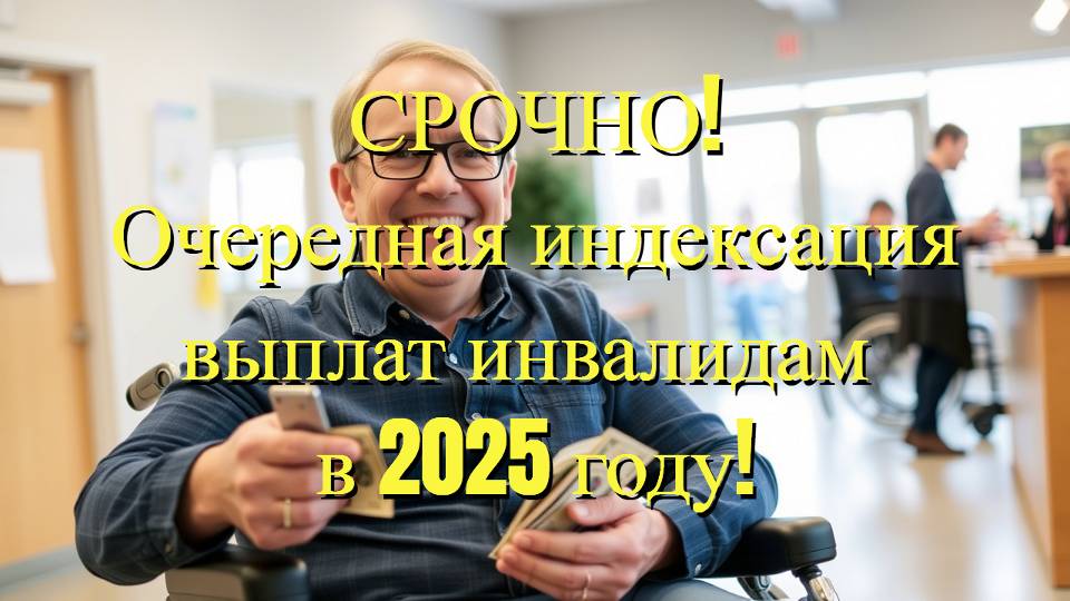 Индексация выплат инвалидам в 2025 году!