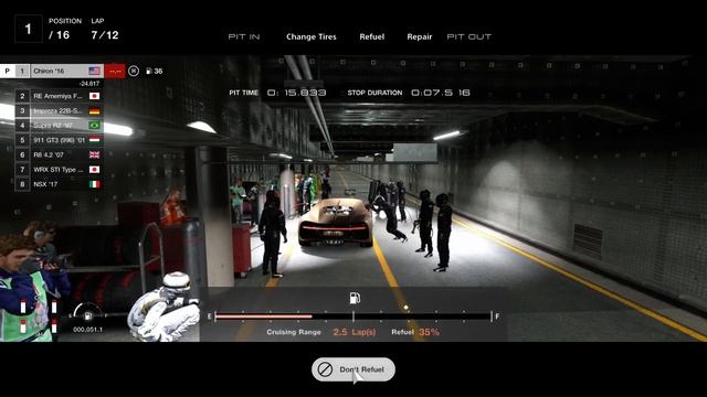 GT7 Tokyo WTC 600 Bugatti Chiron Andrew Tate's Version V1.27