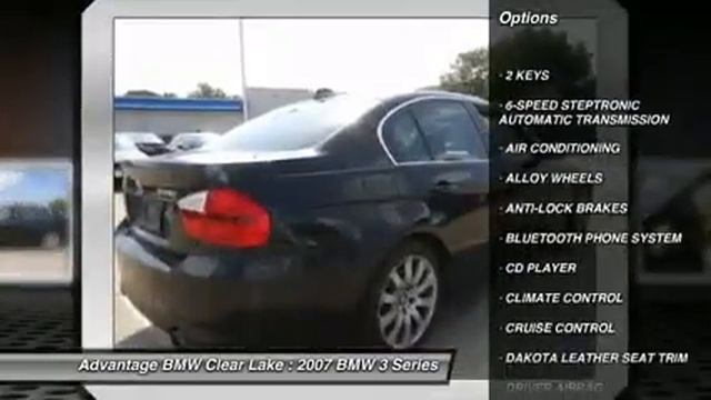 2007 BMW 3 Series at Advantage BMW Clear Lake in League City 7PA89804
