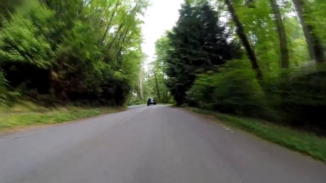 Speeding Honda SUV Cuts Off Bike, East Mercer Way 2014-05-15