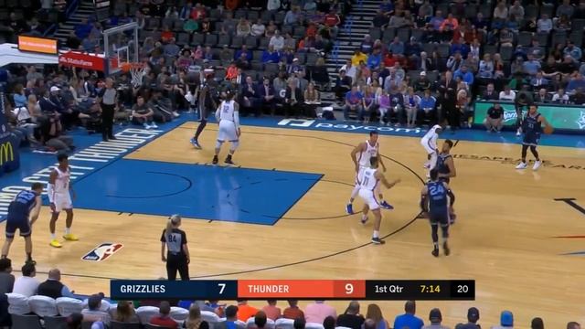 Marko Guduric vs OKC PRESEASON  #markoguduric #nba #memphisgrizzliesl #NBAPreseason