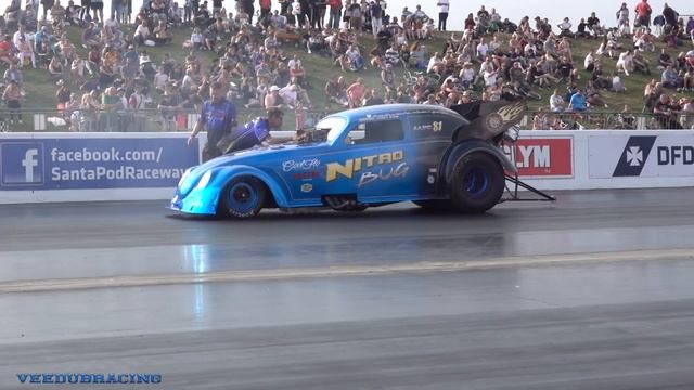 6000BHP VW BEETLE FUNNY CAR - NITRO BUG