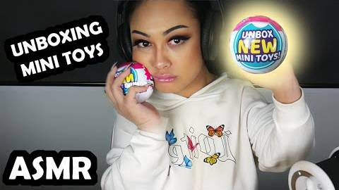 Anyastja Unboxing MINI BRANDS toys ASMR