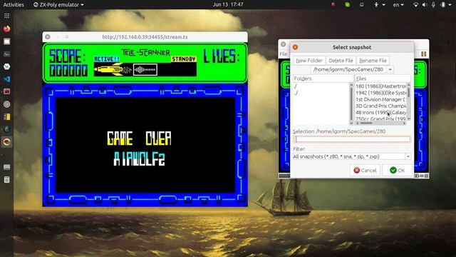 Demo of ZX-Poly 2.0.6 streaming feature